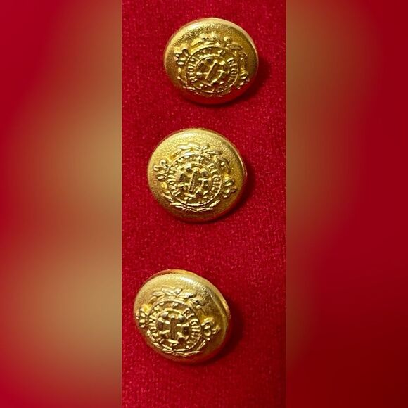 Pendleton Vintage 100% Virgin Wool Blazer Suit Jacket Made in USA Red Womens 8 - Picture 4 of 16